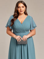 Audrey - Chiffon Wedding Guest Dress