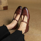 Jessie - Non Slip T Strap Flat