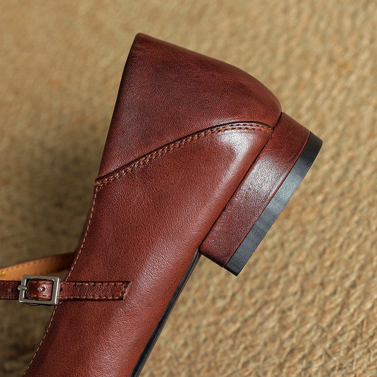 Jessie - Non Slip T Strap Flat