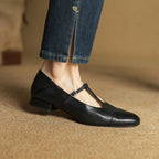Jessie - Non Slip T Strap Flat