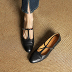 Jessie - Non Slip T Strap Flat