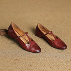 Jessie - Non Slip T Strap Flat
