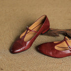 Jessie - Non Slip T Strap Flat