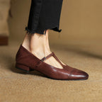 Jessie - Non Slip T Strap Flat