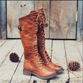 Mabel - Adjustable Lace Up Boot