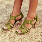 Frankie - Comfortable Cushioned Heel Sandal